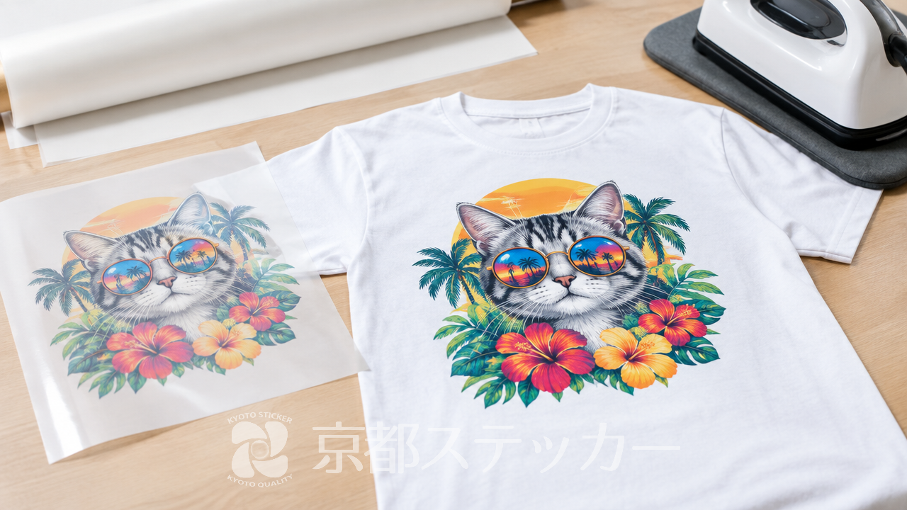 【完全版】DTFシートでオリジナルTシャツ作り!失敗しないアイロン圧着とデータ作成のコツ