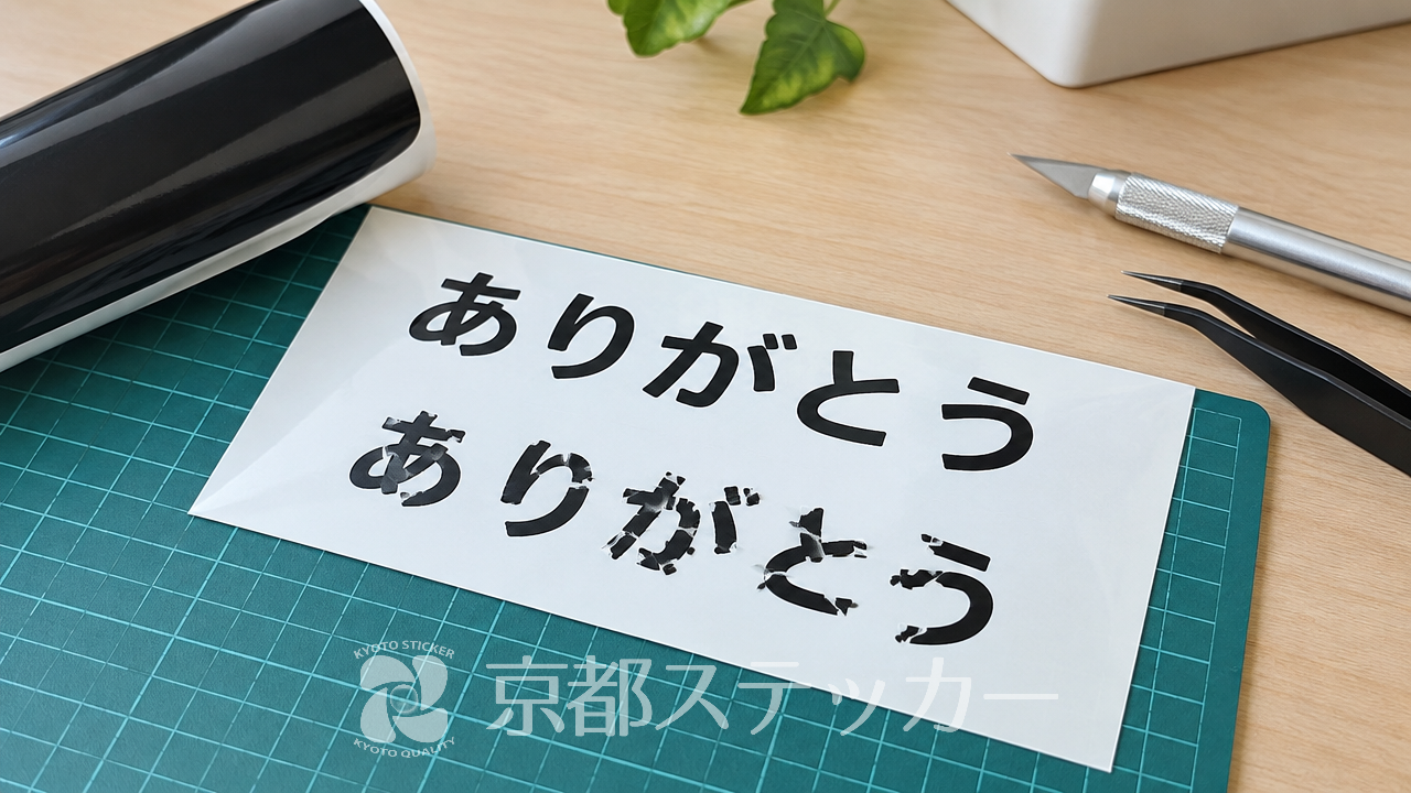 【完全版】カッティングステッカー自作で細かい文字が失敗する原因と対策