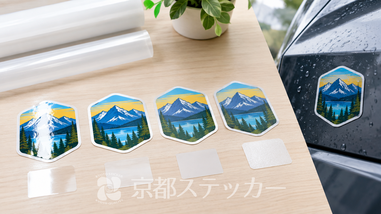 【完全版】ステッカーのラミネート加工の種類と選び方!長持ちさせるコツ