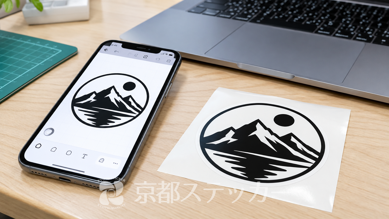 【完全版】スマホでカッティングステッカーのデータ作成！失敗しない3つのコツ