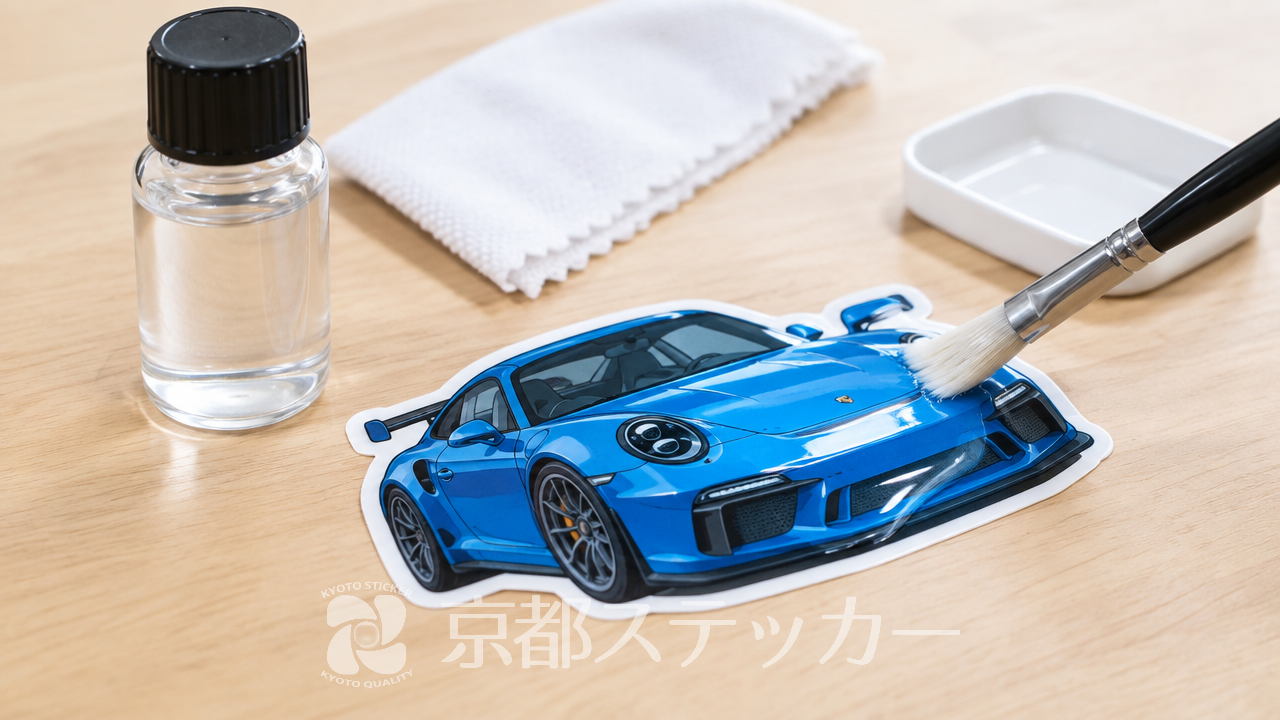 【完全版】ステッカーコーティング液の塗り方！失敗しないプロのコツ