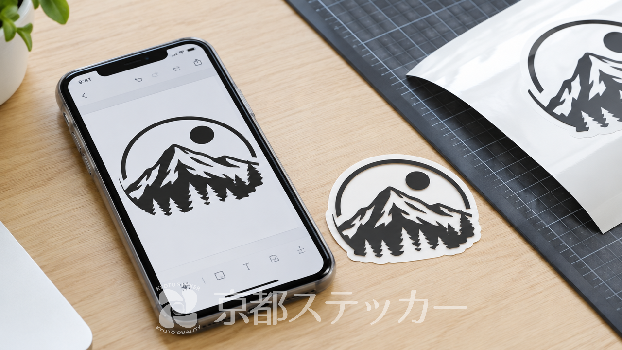 【完全版】スマホでカッティングステッカーのデータ作成！失敗しない3つのコツ