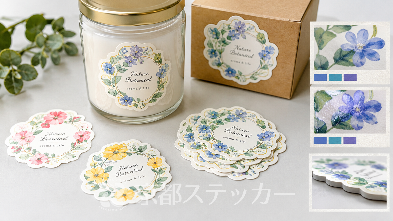 【完全版】ダイカットラベルをおしゃれにデザインするコツ!顔料・染料インクの違いも解説