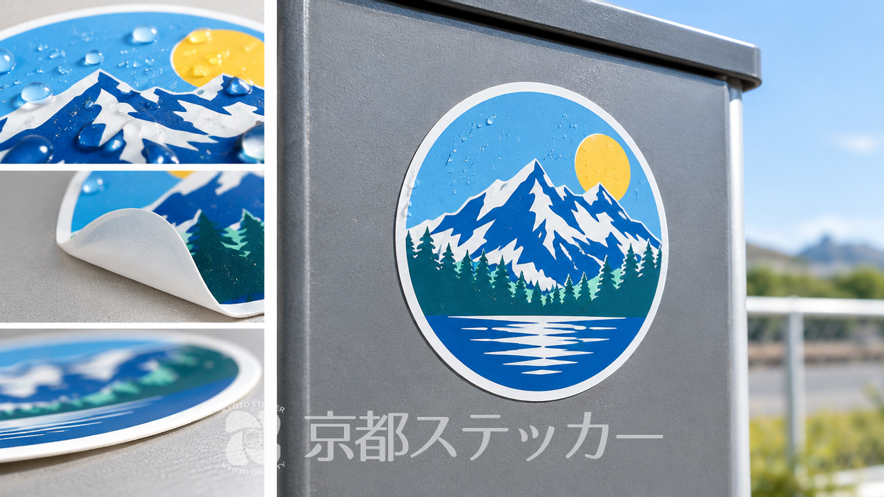 【完全版】屋外耐候性ステッカーとは?雨や紫外線に強い仕組みを徹底解説