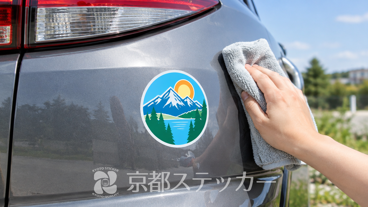 【完全版】屋外ステッカーの寿命を延ばす!剥がれない貼り方と手入れのコツ