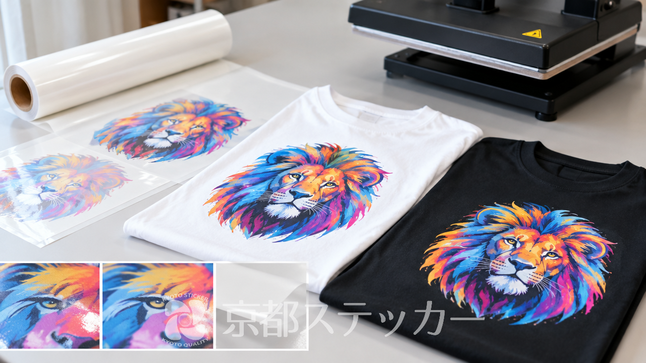 【完全版】溶剤アイロンプリントシートとは?DTFプリントとの違いを徹底比較