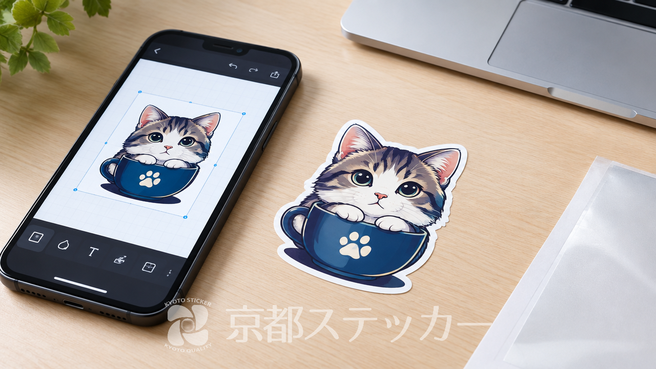 【完全版】UVDTFステッカーのデザイン作成!アプリで作るコツと注意点