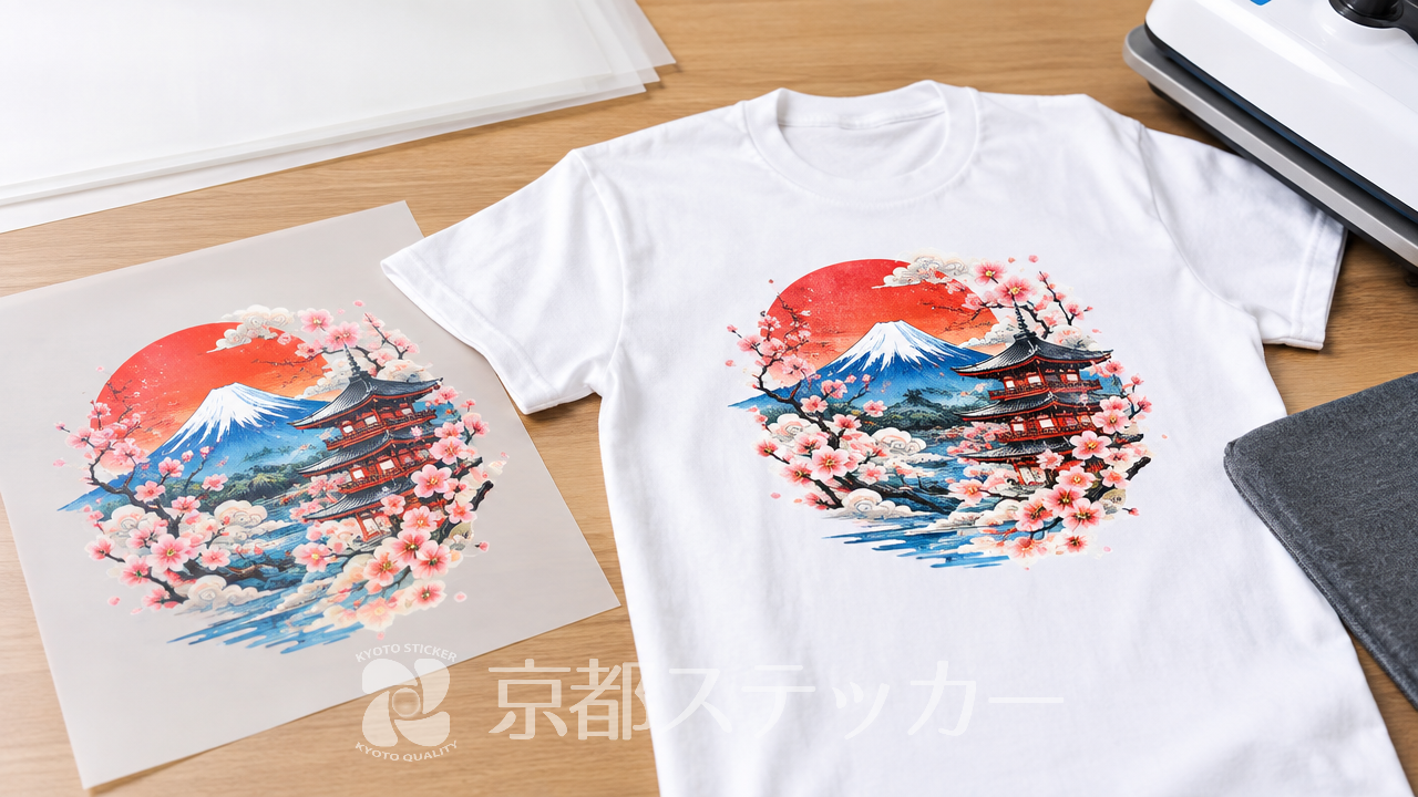 【完全版】DTFシートでオリジナルTシャツ作り!カス取り不要の最新プリント術