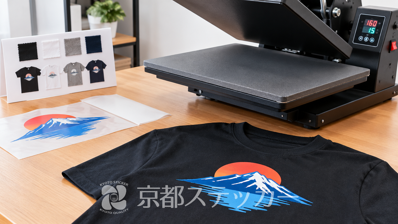 【完全版】アイロンプリントシートをプレス機で貼るコツ!温度と貼り方