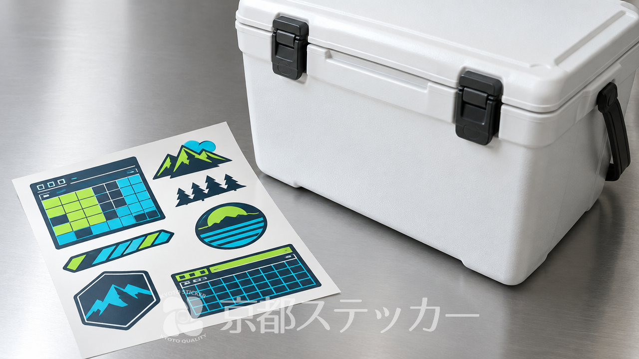 【完全版】クーラーボックスのステッカーが剥がれる原因と長持ちさせる最強の対策