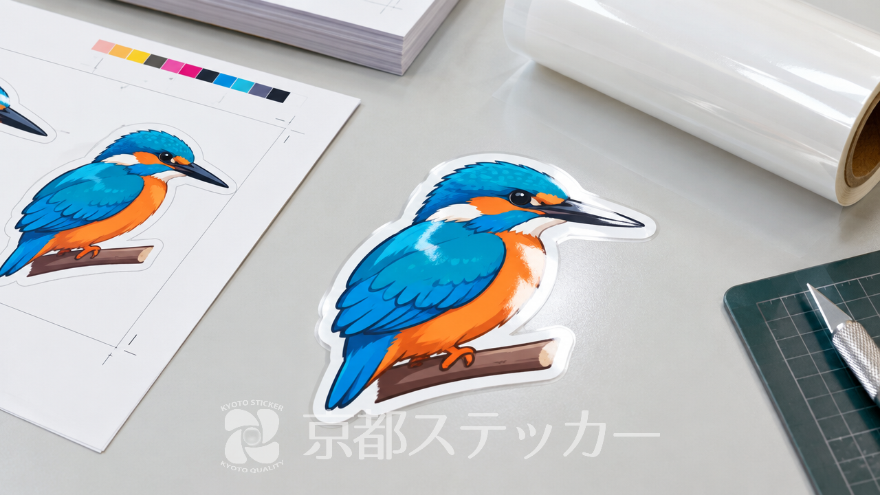 【完全版】ステッカー入稿データの失敗を防ぐ注意点!最強の組合せ「フィルム+ラミネート」も解説