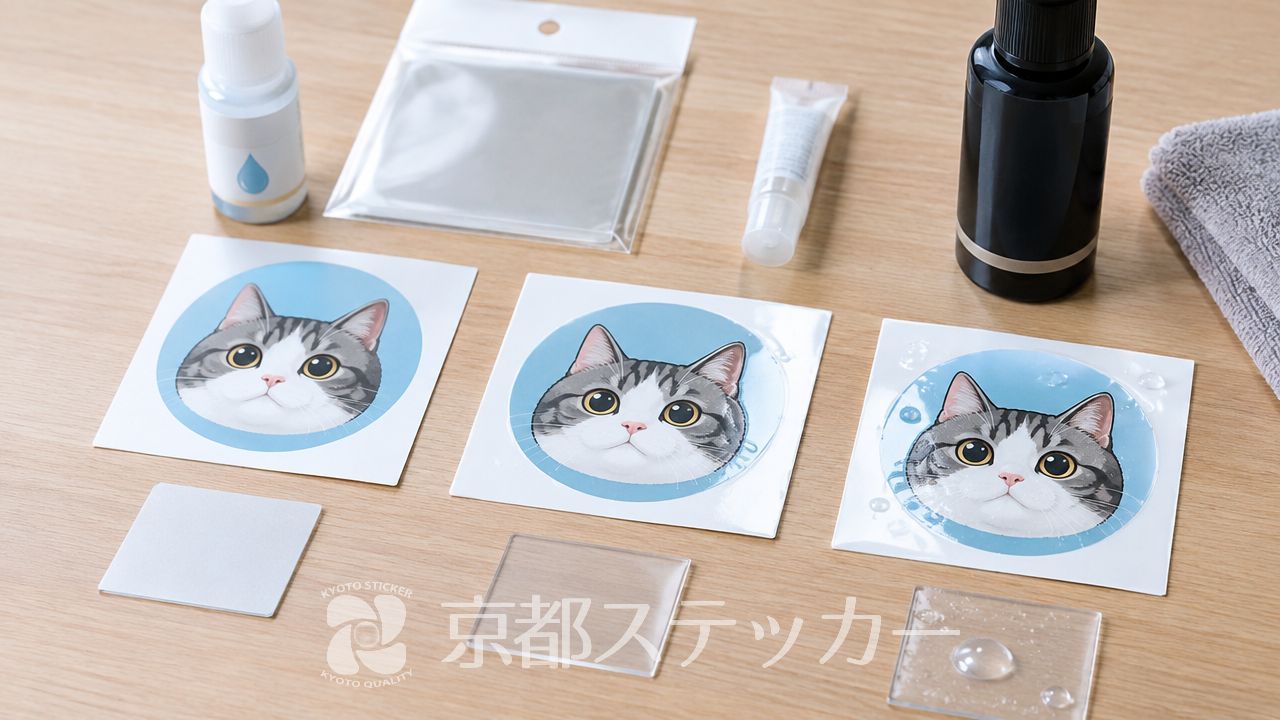 【完全版】ステッカーコーティングは100均で代用できる？耐久性と仕上がりを徹底比較