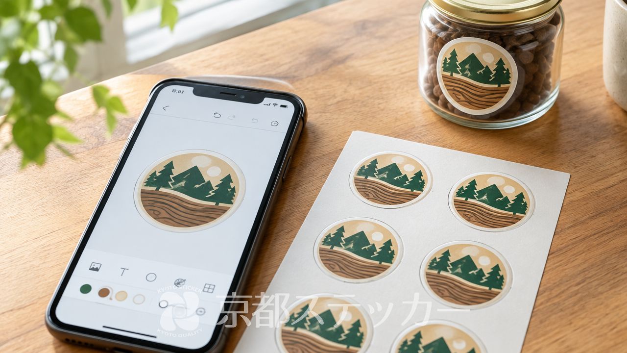 【完全版】スマホの無料ツールでシールデザイン作成!失敗しないコツと印刷術