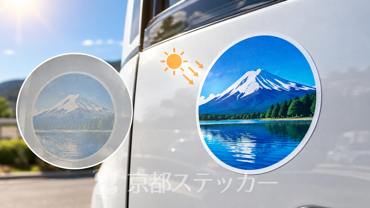 【完全版】屋外ステッカーの色褪せ原因とは？長持ちさせる3つの対策