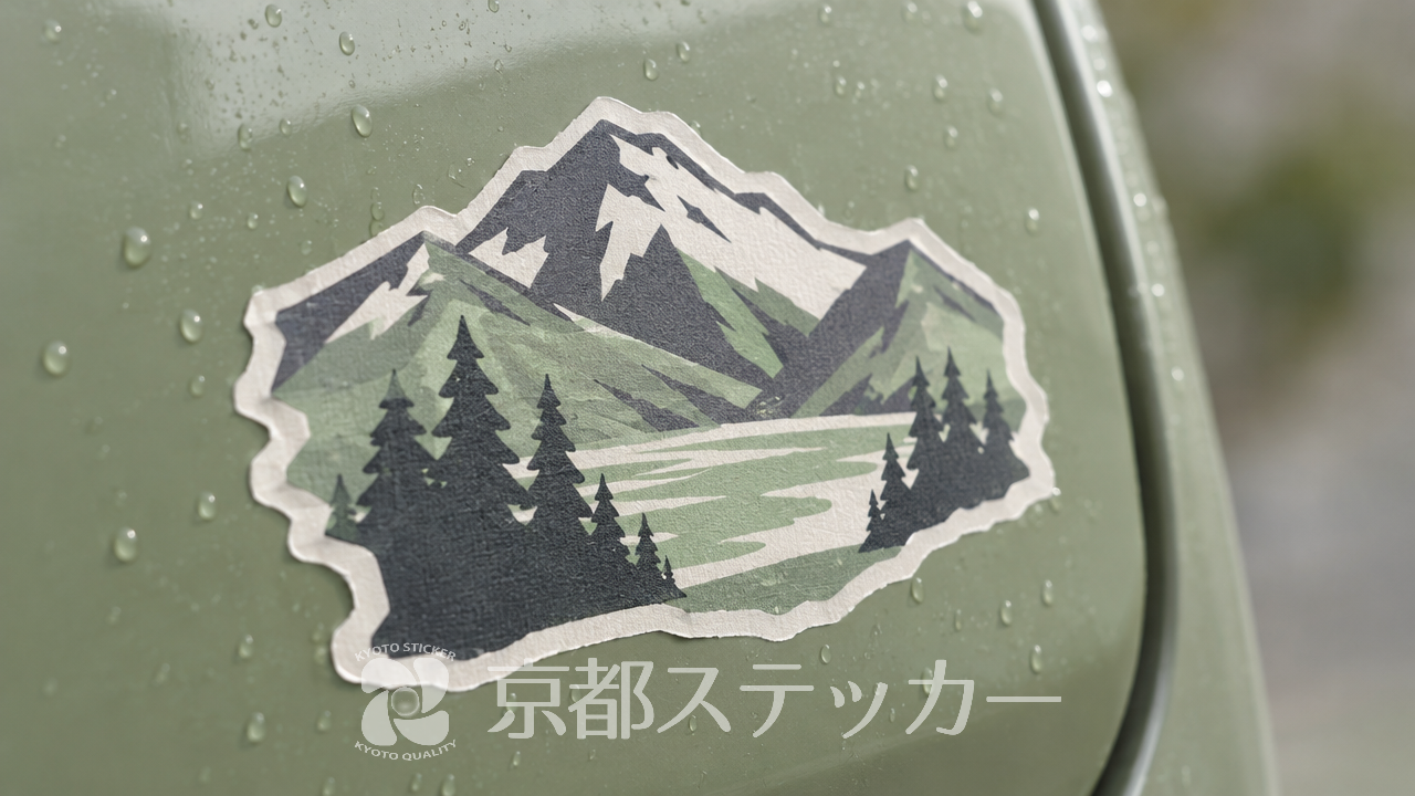 【完全版】屋外耐候性ステッカーとは?雨や紫外線に強い仕組みを徹底解説