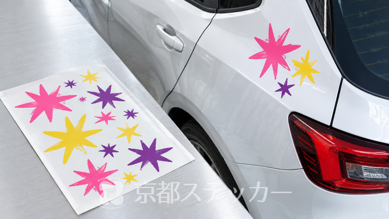 【完全版】車用カッティングステッカーのおしゃれなデザイン例!部位別のコツ