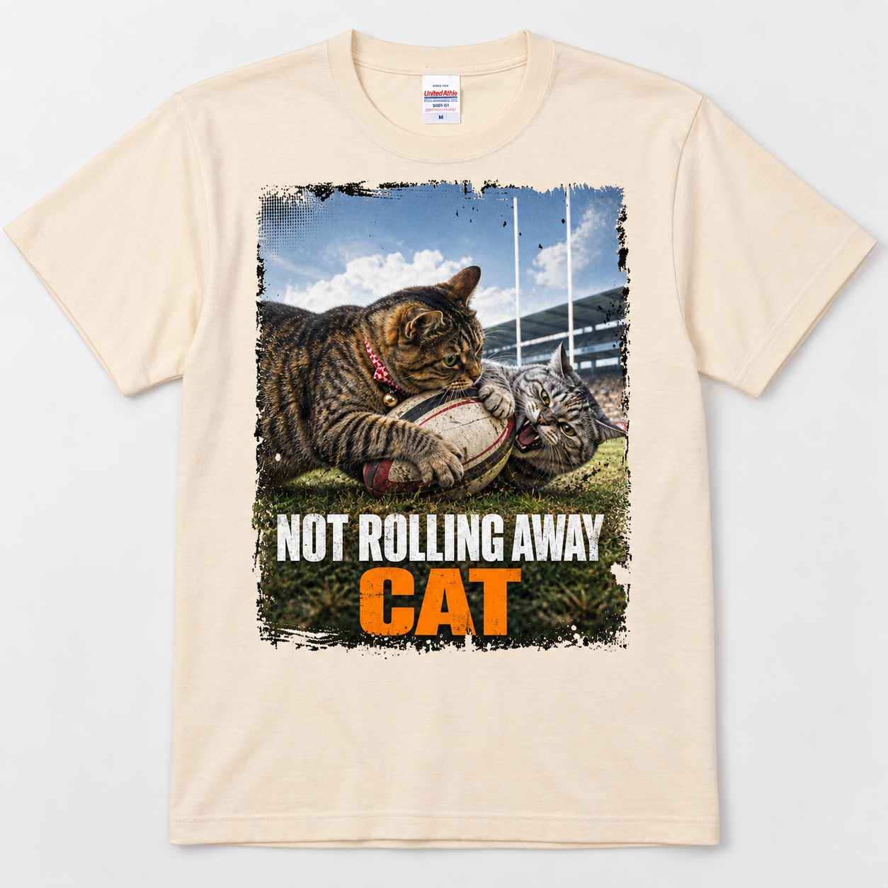 5001-01 ナチュラルにNOT ROLLING AWAY CATを配置したモックアップ