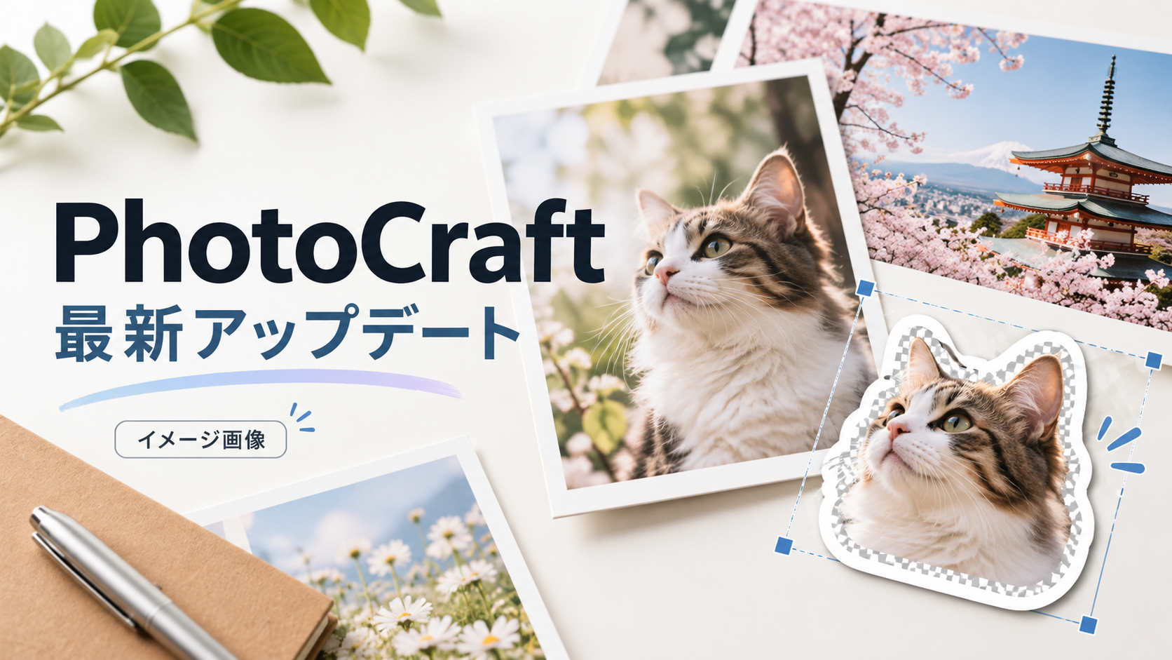 PhotoCraft 最新アップデートのイメージ画像